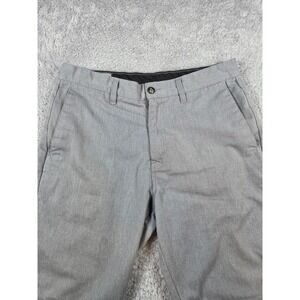 Volcom Mens Frickin Modern Stretch Chino Shorts Heather Grey Skateboard Trousers